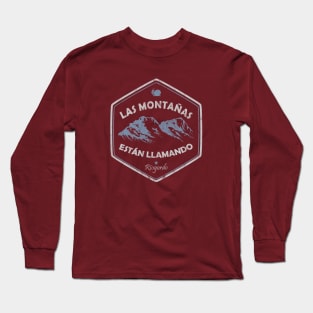 Las Montañas Están Llamando - Riogordo edición Long Sleeve T-Shirt